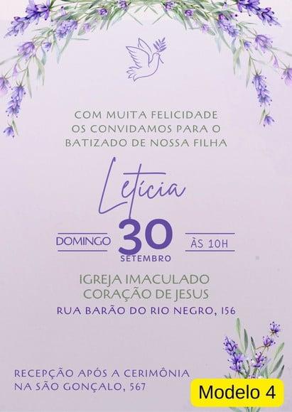 Convite Virtual Batismo
