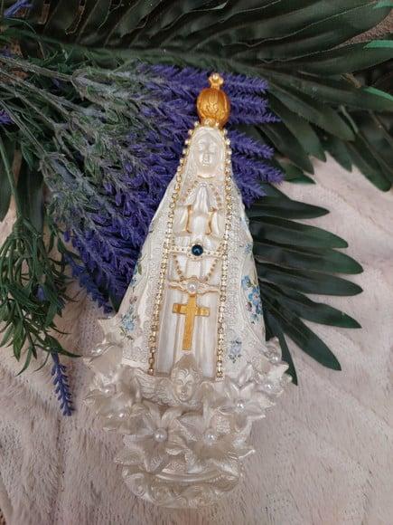 Imagem Nossa Senhora Floral Gesso