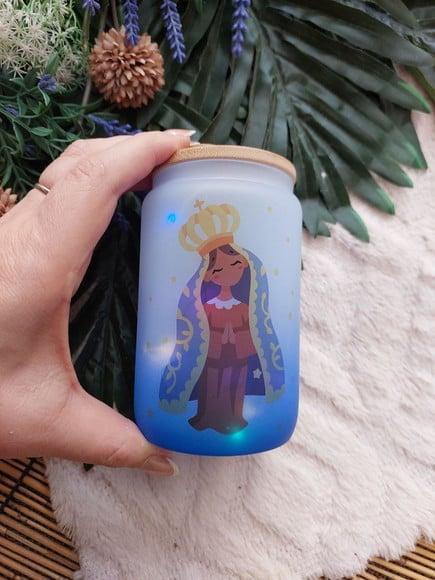 Luminária Nossa Senhora a Pilha Led
