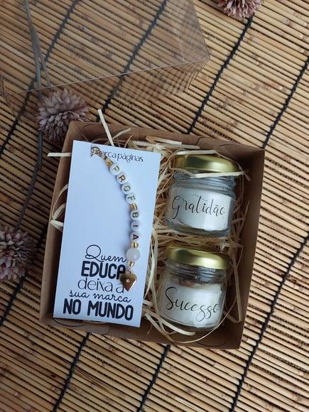 Presente Professora com Marca Página Personalizadali
