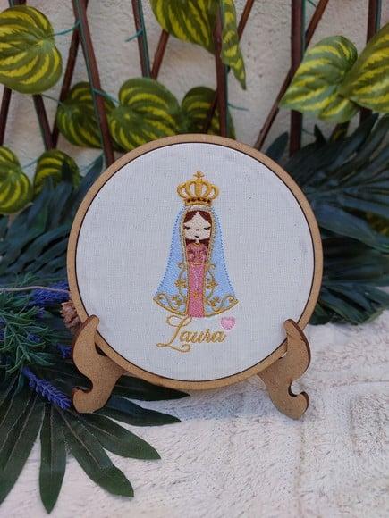 Quadro Bordado Nossa Senhora
