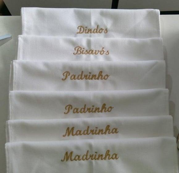 Toalhinhas Luxo de Mão Bordada