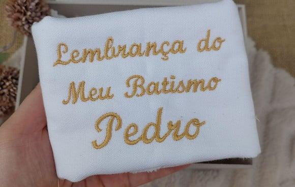 Toalhinha Bordada Personalizada