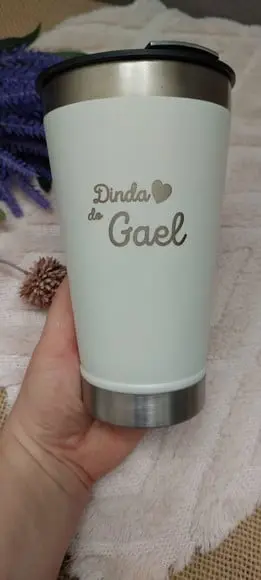 Caixa Madrinha com Copo Térmico de Inox