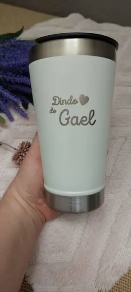 Caixa Padrinho com Copo Térmico de Inox