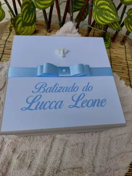 Caixa Personalizada para Batismo (diversos Temas)