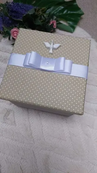 Caixa Personalizada para Batismo 13x13x10