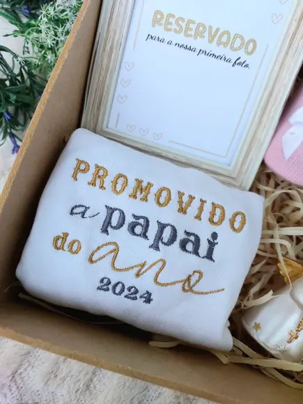 Caixa Presente Papai Revelação Gravidez