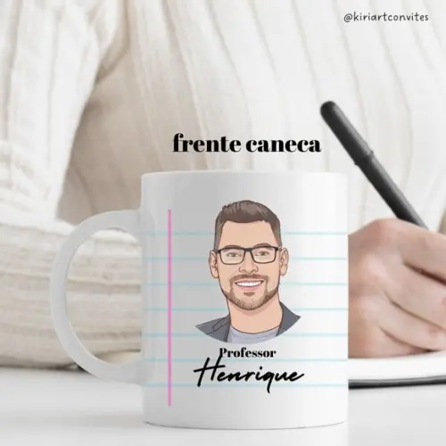 Caneca Caricatura Dia do Professor