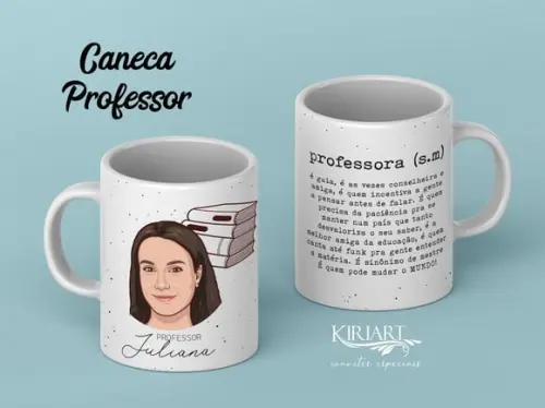 Caneca Caricatura Dia Do Professor