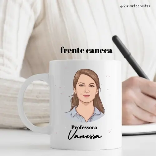 Caneca Caricatura Dia do Professor