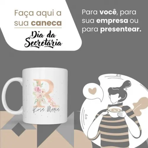 Caneca Dia da Secretária