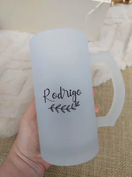 Caneca de Chopp para Padrinhos de Batismo Unitário