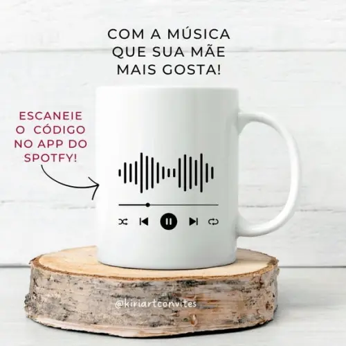 Caneca Dia das Mães Interativa