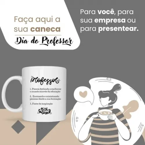 Caneca Dia do Professor