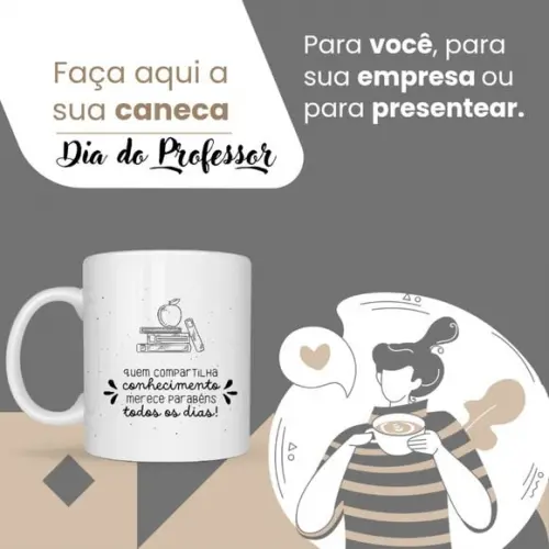Caneca Dia do Professor