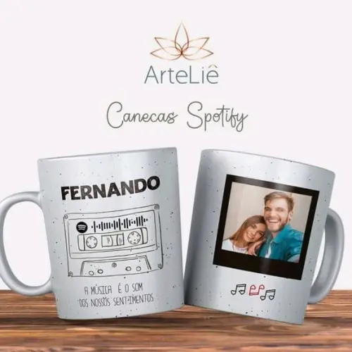 Caneca Dia dos Namorados Interativa