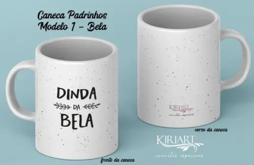 Caneca para Padrinhos de Batismo Unitário