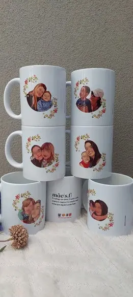 Caneca Personalizada com Foto e Frase Lembrança Escolar