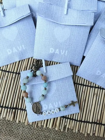 Chaveirinho Terço Personalizados para Lembrancinhas