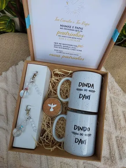 Chaveiro Anjo Personalizado