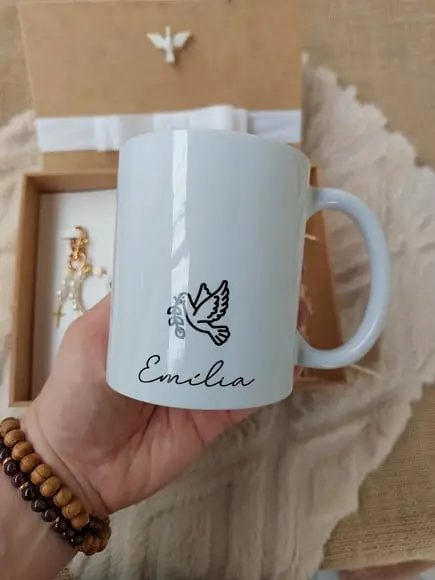 Convite ou Lembrança Madrinha ou Padrinho Batismo