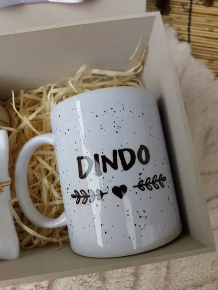 Convite ou Lembrança para Padrinho com Chaveiro Terço