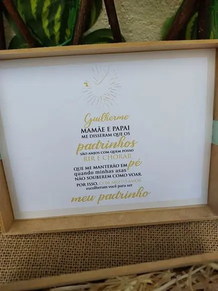 Convite Padrinho Batismo