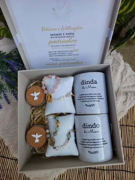 Convite para Casal de Padrinhos de Batismo