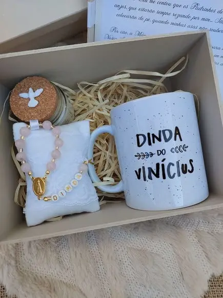 Convite para Madrinhas de Batismo