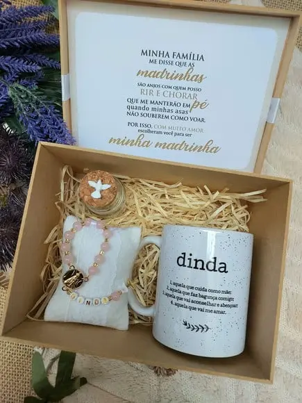 Convite para Madrinhas de Batismo (sem Personalizar)