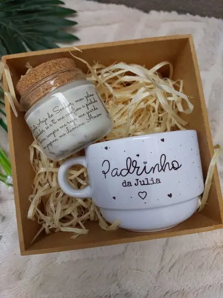 Convite para Padrinho ou Madrinha de Batismo
