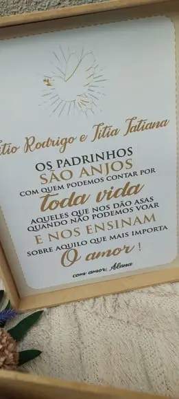 Convite para Padrinhos de Batismo