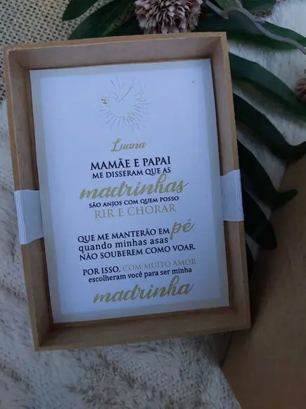 Convite para Padrinhos de Batismo