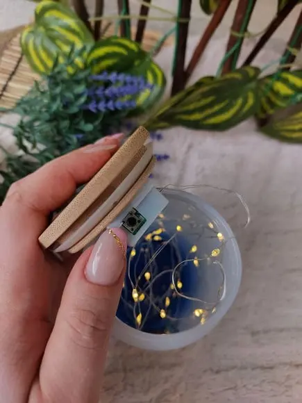 Convite/ Lembrança Copo Luminária para Padrinhos de Batismo