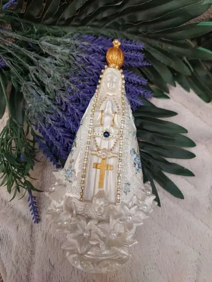 Imagem Nossa Senhora Floral Gesso