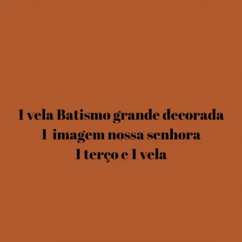 Kit Batismo