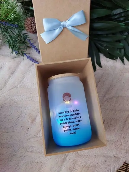Luminária Anjo da Guarda para Afilhado(a), Filhos, Sobrinhos