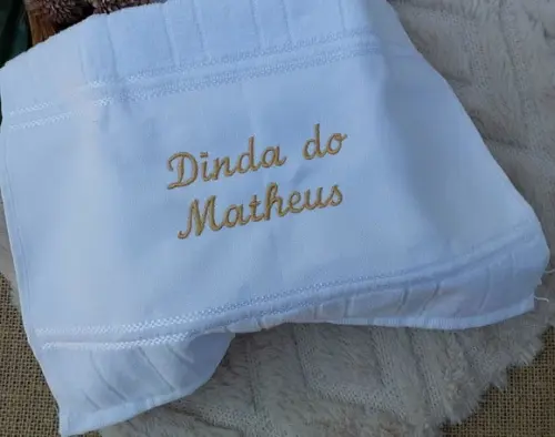 Toalhinha Bordada Personalizada