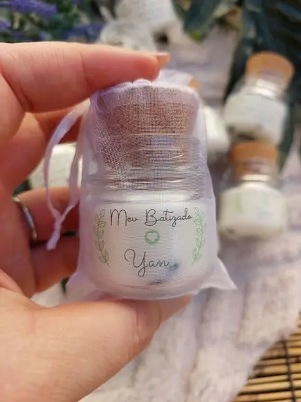 Vela 40 ml Artesanal para Batizado
