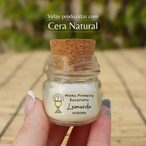 Vela 40 ml Artesanal para Eucaristia