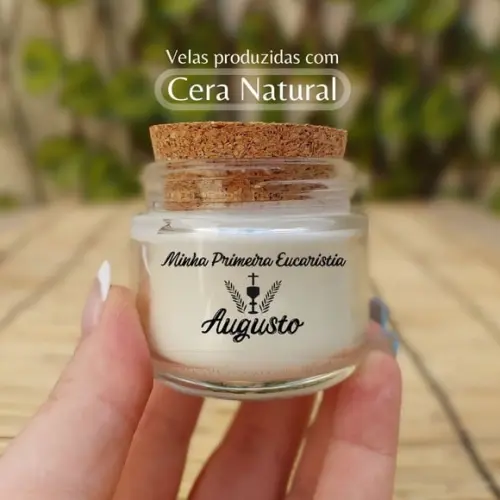 Vela 60 ml Artesanal para Eucaristia