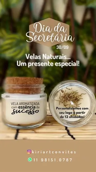 Vela Presente Dia da Secretária