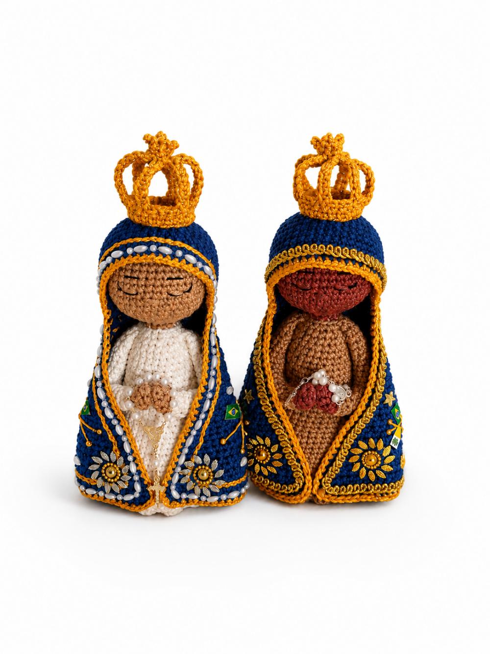 Nossa Senhora Aparecida em croche Amiguruni