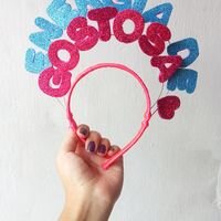 tiara "energia de gostosa" Carnaval Festas