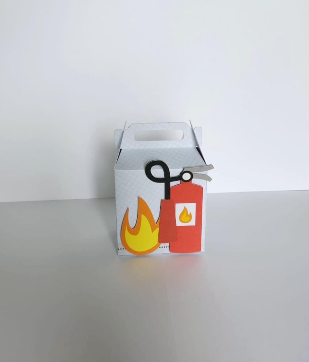 Kit Festa Lembrancinhas Personalizadas Bombeiros (20 Peças)