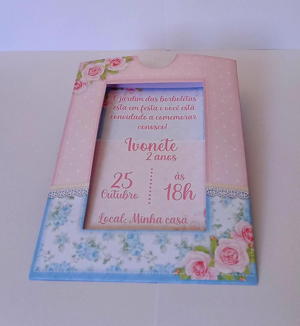 Convite Personalizado Borboletas