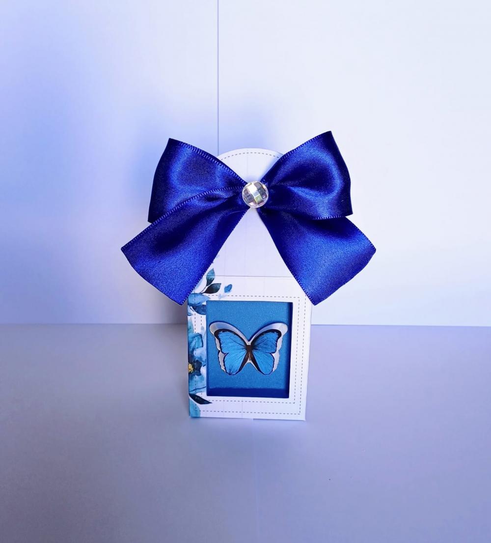 Kit Festa Lembrancinhas Personalizadas Borboletas Azul (20 Peças