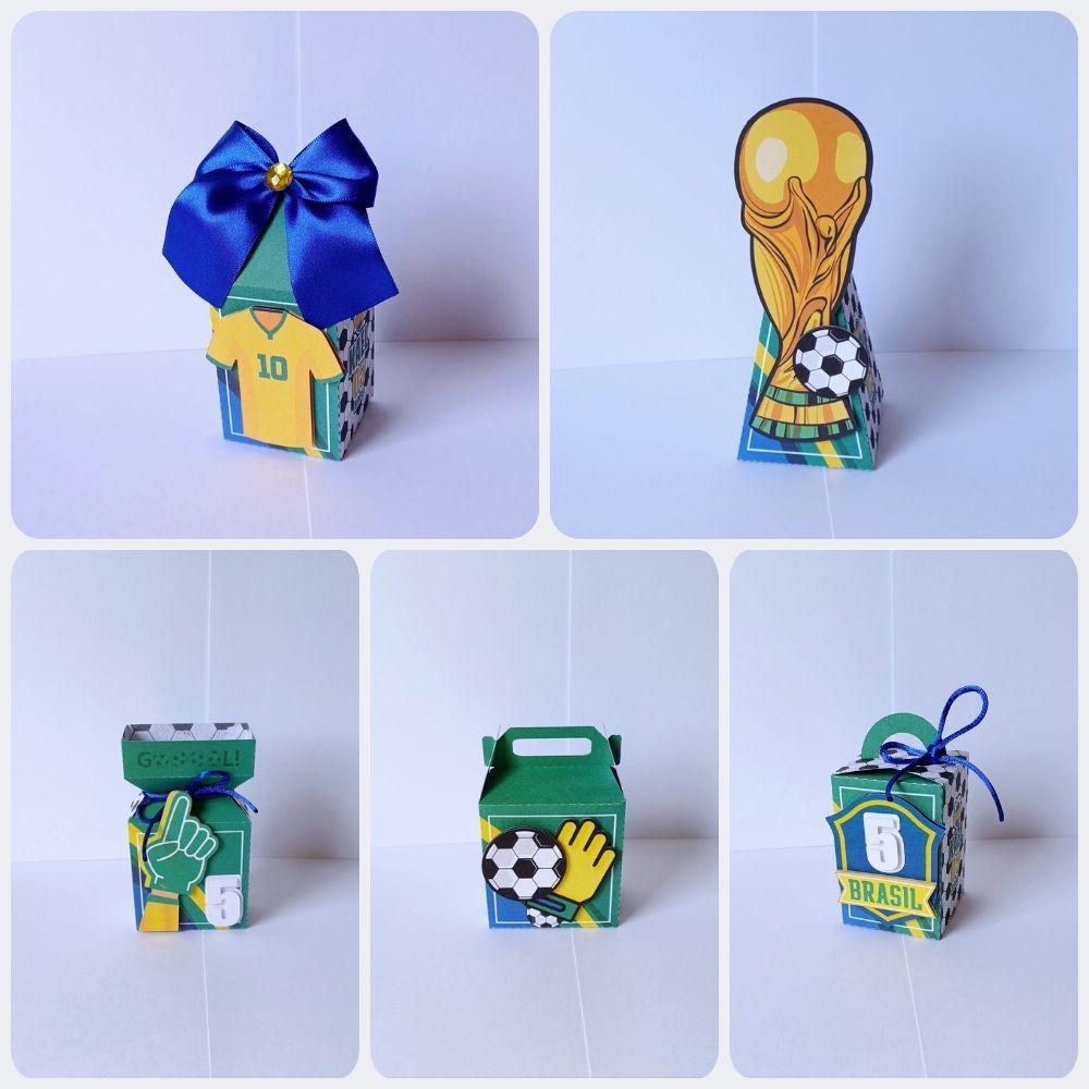 Kit Festa Lembrancinhas Personalizadas Copa Brasil (20 Peças)