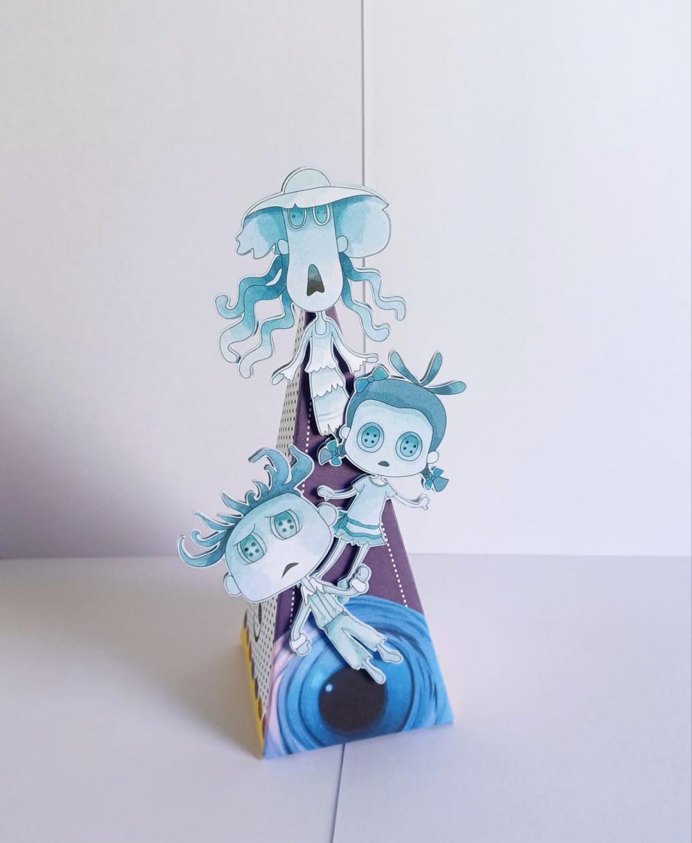 Kit Festa Lembrancinhas Personalizadas Coraline (20 Peças)